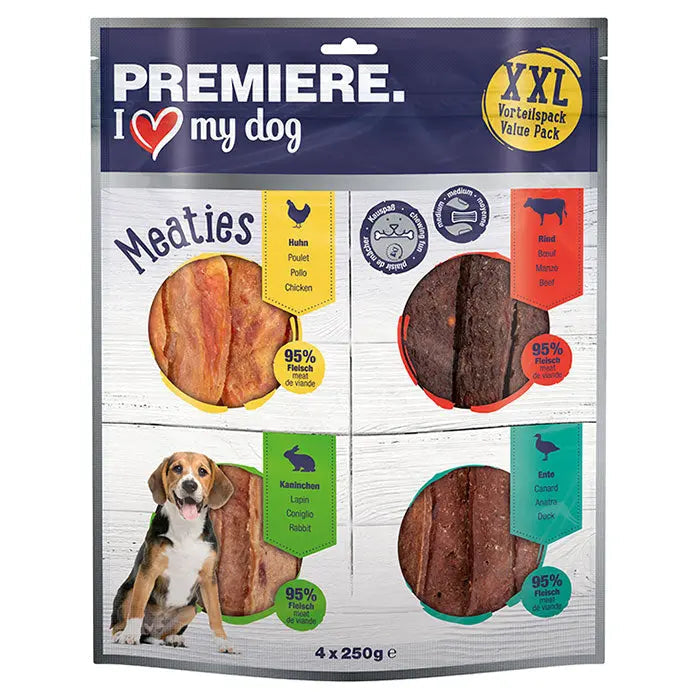 Pure Meaties XXL 4 varianter 4x250 g