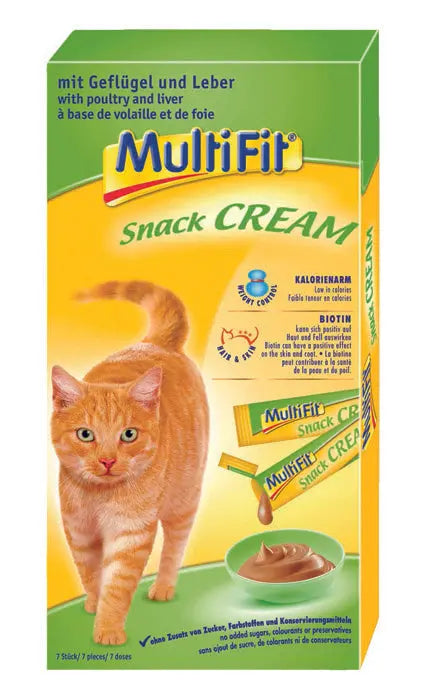 Snack Cream fjerkræ & lever 7x15 g