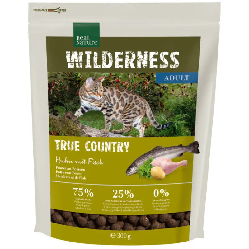 Adult Wilderness True Country kylling & fisk 300 g