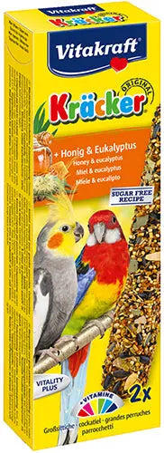 Kräcker parakit Honning & Eukalyptus 2x90g