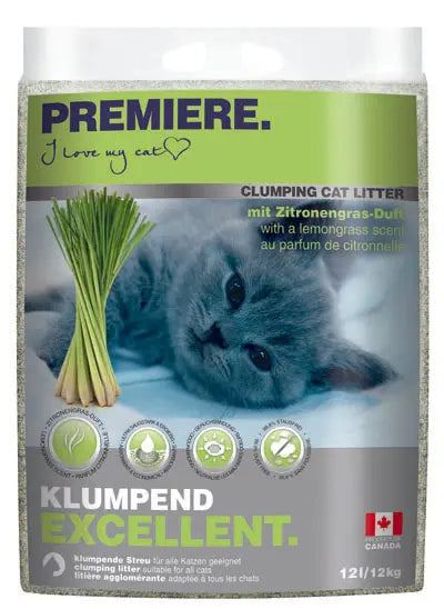Kattegrus Excellent Citrongræs klumpende 12 kg