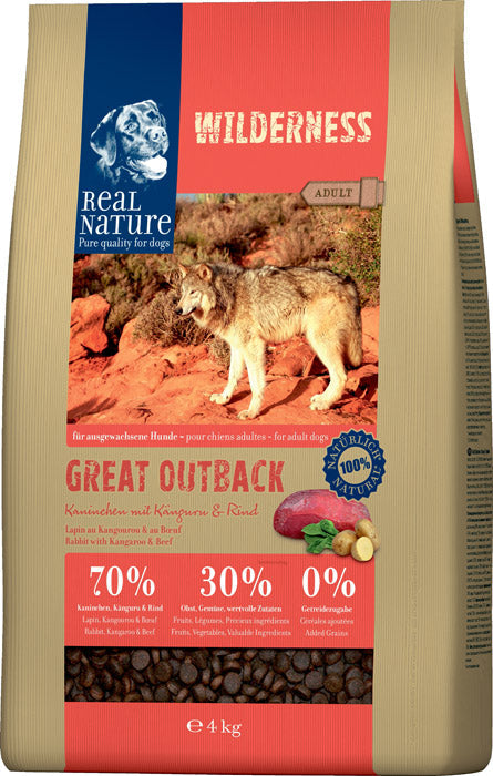Adult Wilderness Great Outback kanin, kænguru & okse 4 kg