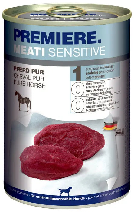Adult Meati Sensitive, dåse Pure hest 400 g