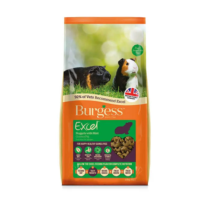 Burgess Excel Marsvin Mint 10 kg