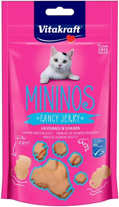 Mininos Fancy Jerky laks 40 g