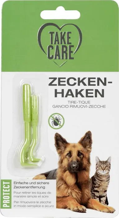 Flåtfjerner 5 & 6 cm 2 stk/pk - Maxi Zoo Danmark