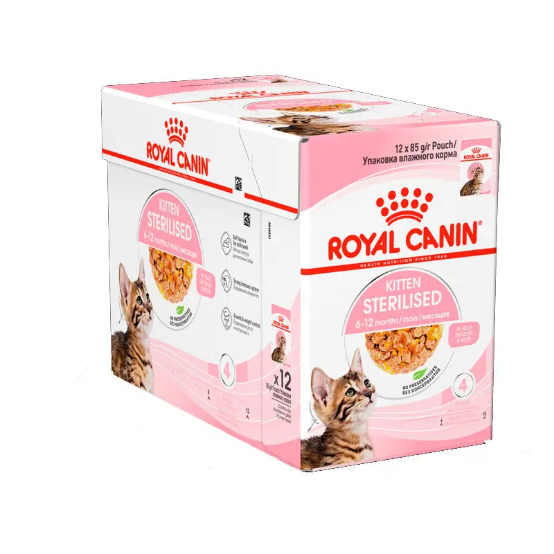 Kitten Jelly menuboks pouch sterilised 12 x 85 g