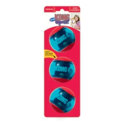 Action Ball Squeezz M 9,5 cm 3 stk/pk blå