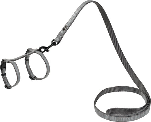 Nylonsele & line Refleks L 29-50 cm grå