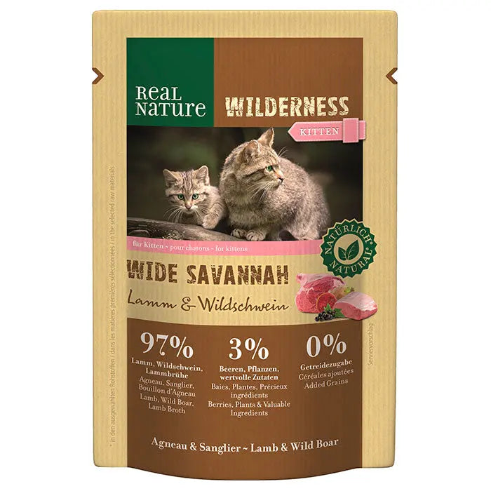 Kitten Wilderness Wide Savanna 85 g