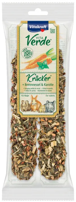 Kornfri Vita Verde Kräcker brændælde/gulerod 80 g