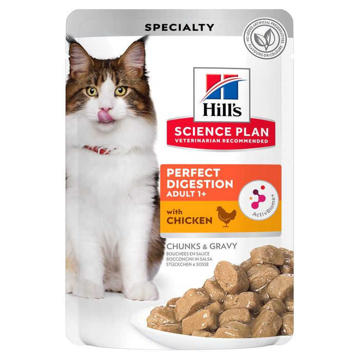 Adult Menuboks Perfect DigestionKylling og Grønt 12x85g