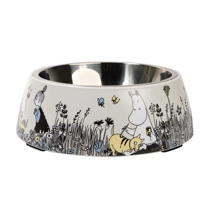 Melamin skål Moomin Pets L 650 ml grå