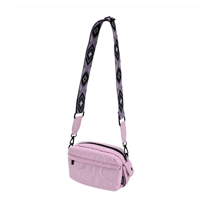 Skuldertaske lavendel 22x6x14 cm