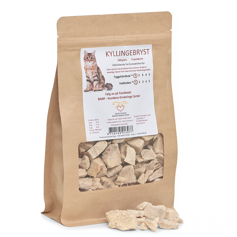 Kyllingebrystfilét frysetørret150 g