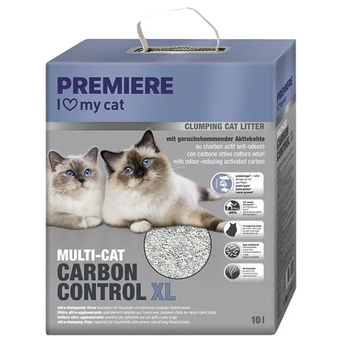 Kattegrus Carbon Control XL Klumpende 10 l - Maxi Zoo Danmark
