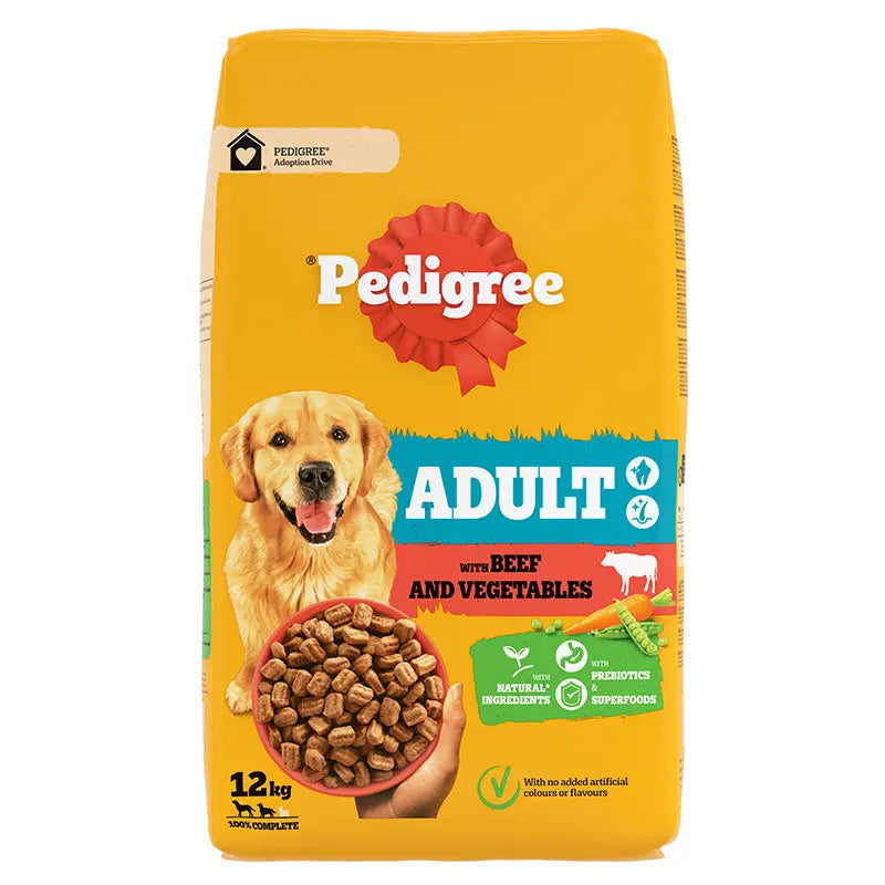 Adult oksekød & grøntsager 12 kg