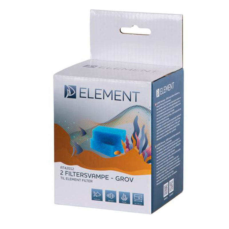 ELEMENT filtersvampe 2 stk grov