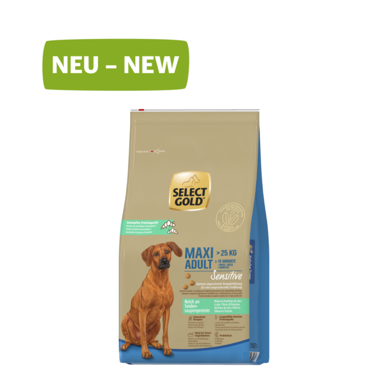 Adult sensitive Maxi silkeorm 12 kg